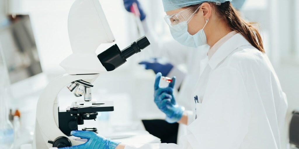 female scientist